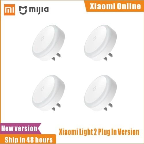 Xiaomi Mi Mijia Smart LED Night Light Light Sensor Touch mode Night Lamp For Home Corridor Bedroom AC Aisle 220V plug in Version