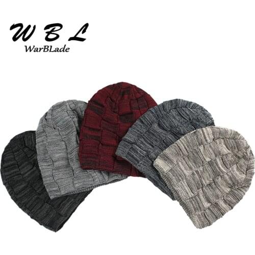 WBL New Fashion Men Women Warm Snow Winter Casual Beanies Solid 6 Colors Favourite Knit Hat Cap Hip Hop Casual Male Bonnet