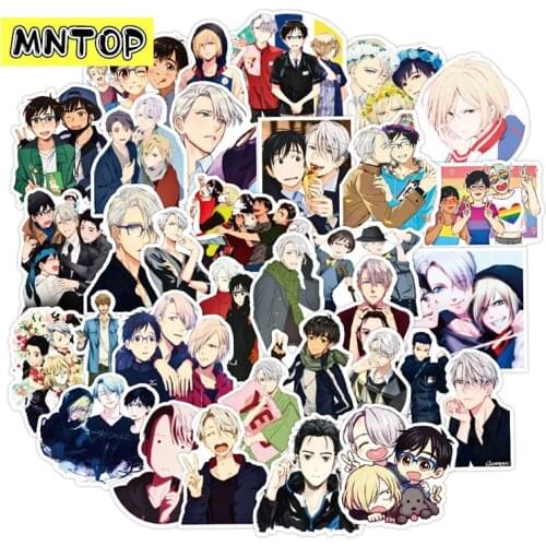 10/30/50pcs/lot Japan Anime YURI!!! On ICE Decor Stickers For Tablet Motorcycle Suitcase Skateboard Laptop Phone Refrigerator
