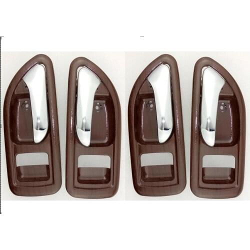 4 PCS/A PACK Peach wood color INSIDE DOOR HANDLE FOR Great wall haval hover H3 H5 2010-2013 inside Handle car handle door knob