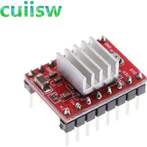 5PCS Reprap Stepper Driver A4988 stepper motor driver + heat sink with sticker drop shipping