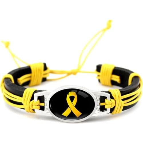 Breast Cancer Butterfly Bracelets Breastfeeding Is My Right Yellow Orange Pink Ribbon Leather Charm Bracelets Women Men Jewelry