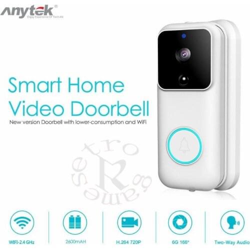 B60 Doorbell HD 1080P WIFI Wireless Smart video Door bell Visual Intercom IP Door Bell Cloud Storage Wireless Security Camera