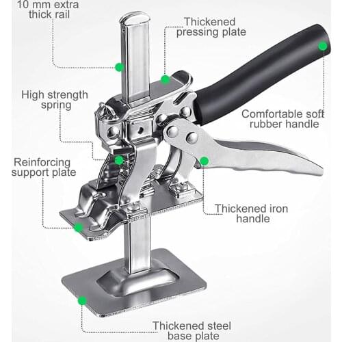 LABOR-SAVING Arm Professional-Grade Constructed Door Use Board Lifter Tile Height Precision Locator Wall Leveling Lifting Tool