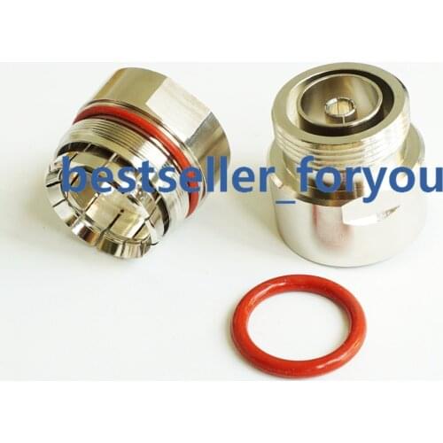 7/16 Din female L29 Jack center Clamp Corrugated copper 7/8" cable RF connector