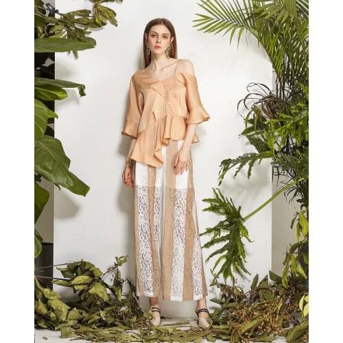 Женские шелковые футболки KOMELLO China At AliExpress