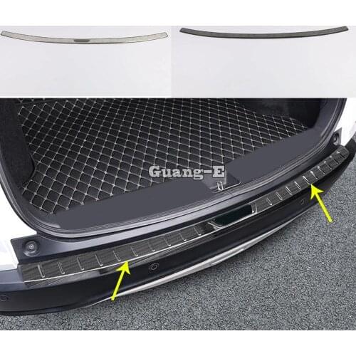 For Honda HRV HR-V Vezel 2019 2020 Car Stick Outside Rear Bumper Trim Stainless Steel Scuff Sill Trunk Plate Pedal 1pcs