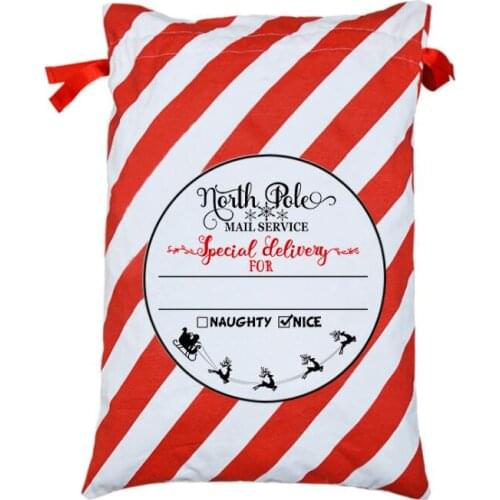 The latest 50x70cm new 20 style Christmas gift bags Christmas candy Cotton Christmas bag LX2336