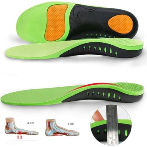 Support Sports Shoes Insert X/O Type Leg Correction Flat Foot Arch Best EVA Orthopedic Shoes Sole Insoles For feet Arch Foot Pad