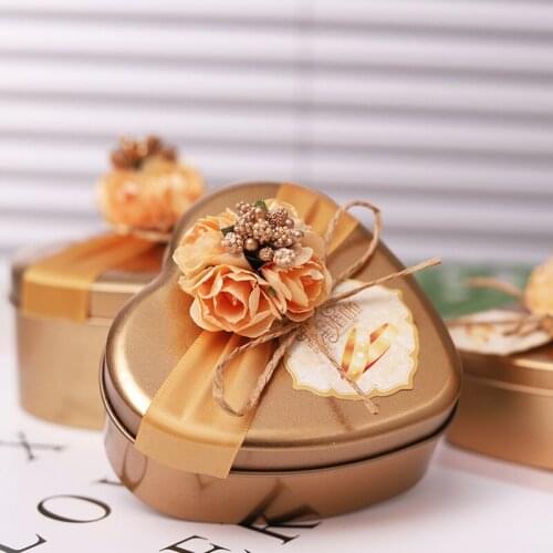 Gift Box Multi Size Multi Shape Metal Box Wedding Party Gift Box Candy Box Chocolate Box Sealed Can Storage Box