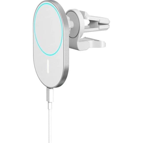 Suitable for iPhone12 car wireless charger. 15W magnetic mobile phone bracket charger phone car holder