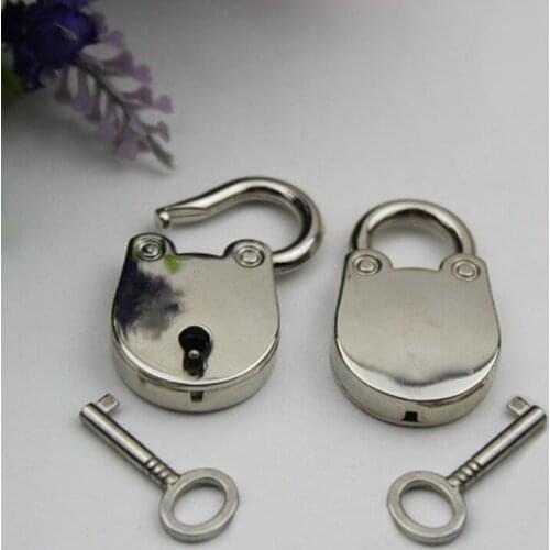 Cute Cat Shaped Handbags Shoulder Bags Purse Tote With Metal Lock Bag Case Buckle Clasp DIY Craft Accessories