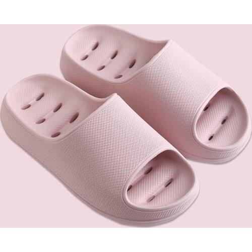 Women Summer Indoor Slipper Womens Solid Color Household Slides Women Home Antiskid EVA Slippers Breathable Soft Soled Shoes