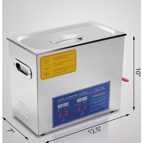 6 L ULTRASONIC CLEANER Durable stainless steel DIGITAL DRAINAGE SYSTEM 220V/60Hz MODERATE COST 6L