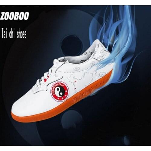 ZOOBOO New Quality Kungfu taichi shoes,kungfu shoes high elastic rubber shoesole,man,woman,wushu, Martial Arts Products