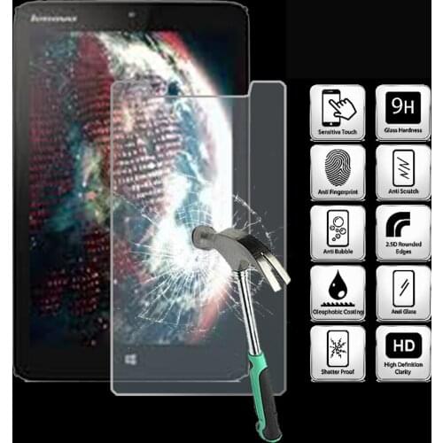 For Lenovo Miix 2 8.0" - 9H Tablet Tempered Glass Screen Protector Cover Explosion-Proof High Quality Screen Film