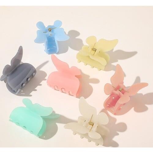 Vintage Claw Clip Hair Clips for Women Lovely Candy Colors Butterfly Shape Hair Clips Hair Barrettes Girls Hair Accessories New