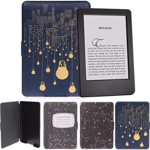 Faux Leather Protective Cover Case Tablet Stand For Amazon Kindle Paperwhite 1/2/3 e-Books Covers Good Quality C26