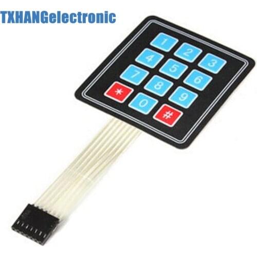 1PCS 4 x3 Matrix Array 12 Key Membrane Switch Keypad Keyboard GOOD QUALITY