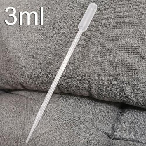 4 pcs 3ml Disposable test tube Teaching Equipment Liquid test tube Chemistry class laboratory equipment Microscope dropper