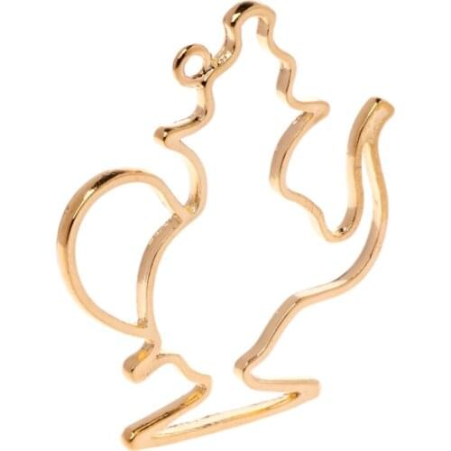 12 Designs Metal Bezel Frame Pendant For UV Resin Jewelry Setting Crafts Charm MXME