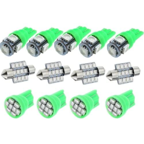 13X Car LED Interior Inside Light Dome Car Accessories LED Lights Map Door License Plate Lights Accessories