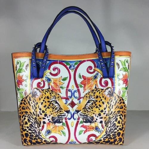 2019 girl fashion bags womens handbag doodle bag shoulder bag cartoon animal