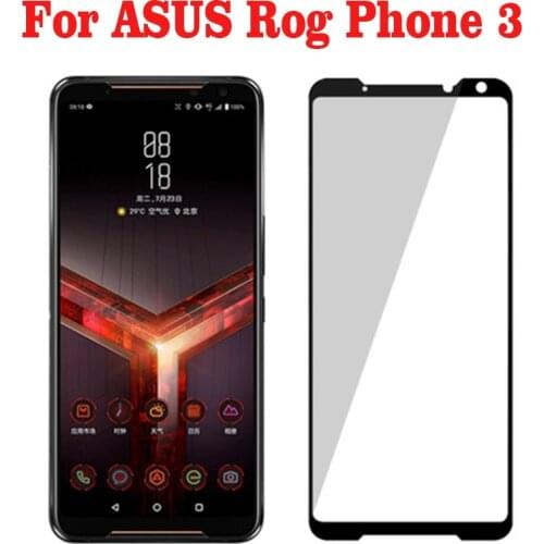 3D Full Glue Tempered Glass For ASUS Rog Phone 3 Full Screen Cover Screen Protector Film For ASUS ZS661KS