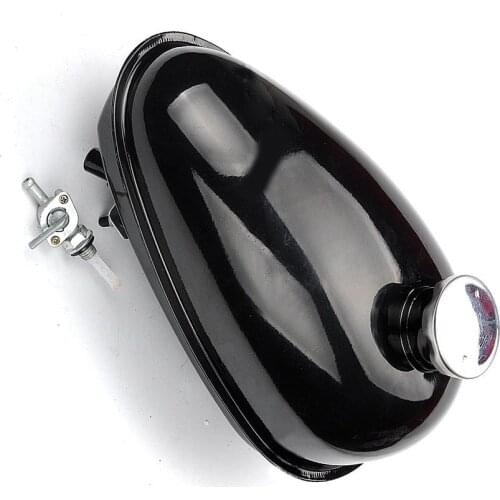 3L Motorcycle gas tank Fuel Petrol With Cap Switch For Motorized Bicycle Bike Metal Accessory Durable Fuel Gas Can Petrol Tanks