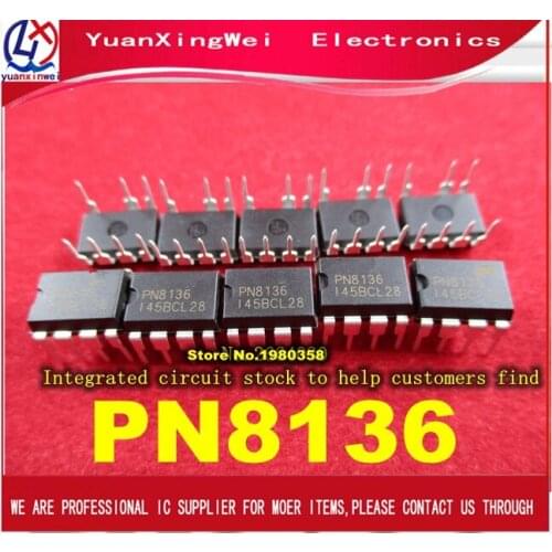 Free Shipping 10pcs/lot PN8136 DIP7 New and Original