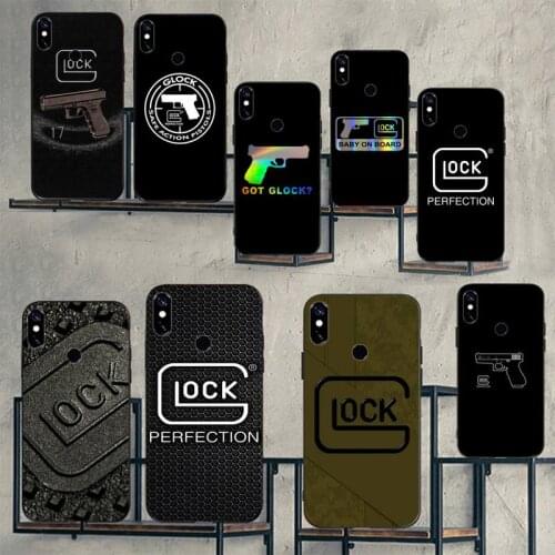 Glock Handgun Phone Case For Xiaomi Redmi note 7 8 9 pro 8T 9S Mi Note 10 Lite pro