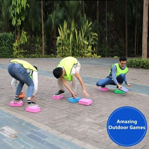 Childrens Outdoor Games Building Blocks Sports Toys EVA Parent-child Team Cooperation Fun Competition Props Yoga Pilates Bricks