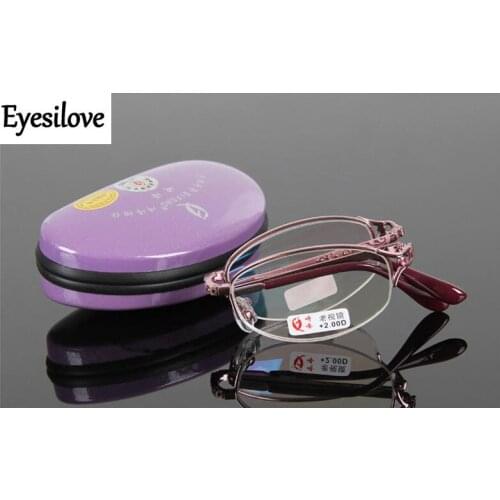 Eyesilove Women's Semi-rimless Glasses For Vision