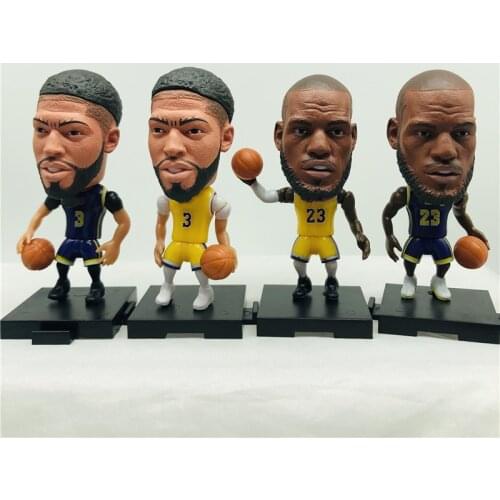 Soccerwe 2.55" Super Star Doll Figure Cartoon Basket Player Figures Zion Kid Fans Toy Collections