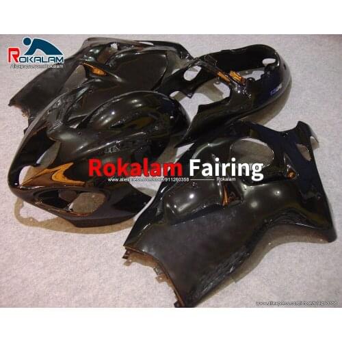Hull For Suzuki Hayabusa GSXR1300 1999 2007 GSX-R1300 07 06 05 04 03 02 01 00 99 Black Motorbike Fairing Kit (Injection Molding)