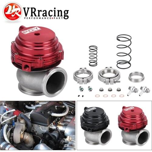 Water cooler 44mm Wastegate external turbo red/blue/black With Flange/Hardware MV-R Water-cooled w/ logo VR5834