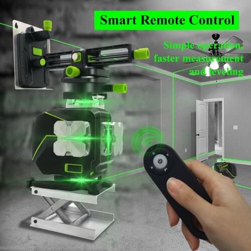 XEAST S03CG/S04CG Bluetooth Function&Outdoor Pulse Mode 4D Green Beam Line Level,16 Line Laser Level
