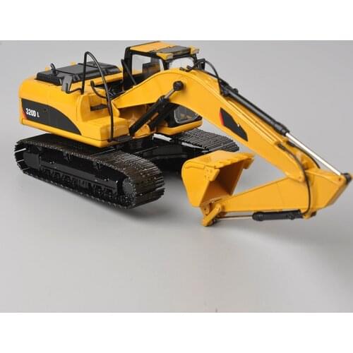 1/50 55214 Model Engineering Vehicle Models Alloy Diecast 320D L Hydraulic Excavator Collectible for Fans Children Gifts