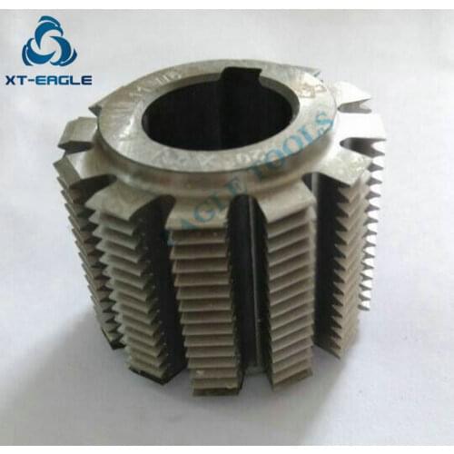 HSS Module M0.75 Involute Spline Gear Hob Cutter PA30 degree 50*40*22hole