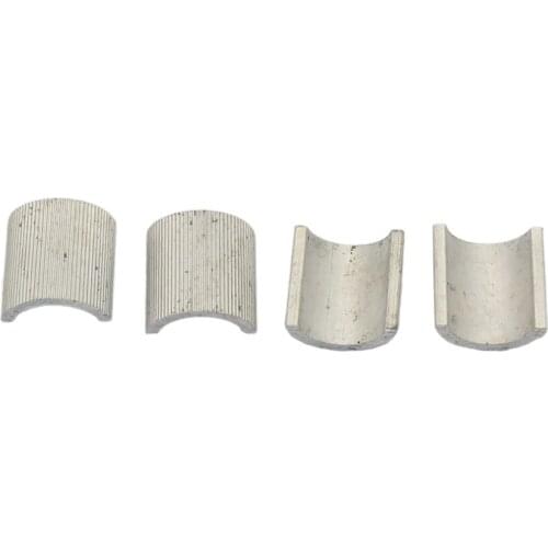 7/8'' Handlebars To 1'' Mounts Risers Clamps Conversion Shims Spacers Set Of 4 Aluminum Alloy sturdy and durable to use