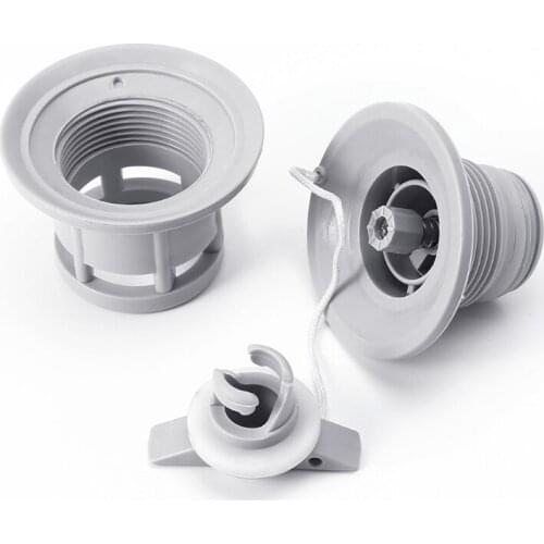 6 Holes Inflatable Boat Raft Dinghy Kayak Canoe Accessorie Air Valve Adapter Cap F2TC