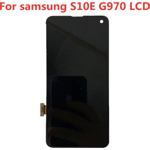 Original AMOLED Screen With Black Dots For Samsung Galaxy S10E G970U G970F G970A G970V LCD Display touch screen assembly