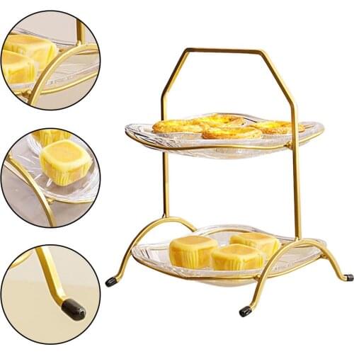 5 Sizes Plastic Cake Stand Birthday Party Decor Afternoon Tea Wedding Plates Party Tableware Dessert Vegetable Storage Rack