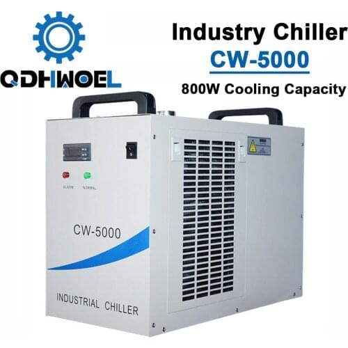 CW5000 Industry Air Water Chiller for CO2 Laser Engraving Cutting Machine Cooling 80W 100W Laser Tube