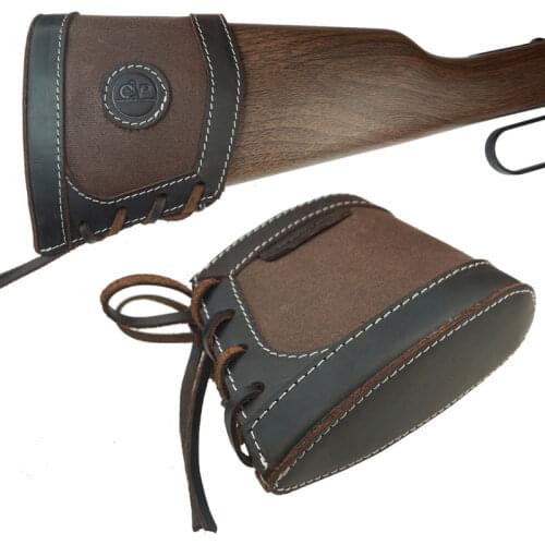 Tactical Shotgun Buttstock Adjustable Leather Rifle Gun Cheek Rest Raiser Kit Protector Pad Hunting Gun Accessories