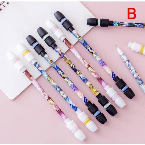 1 PC Penspinning Non Slip Coated Spinning Pen Champion Rolling Pen Ball Point Improve ChileS Learning Office Supplies