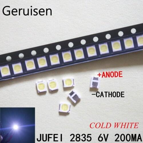 LED Backlight 1210 3528 2835 1W 6V 96LM Cool white LCD Backlight for TV TV Application 01.JT.2835BPWS2-C