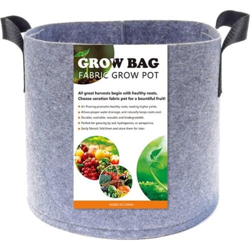 Fabric Garden Potato Grow Container Plant Seed Growing Bag Flower Pots Vegetable Planter Tool strawberry flower gardening pots