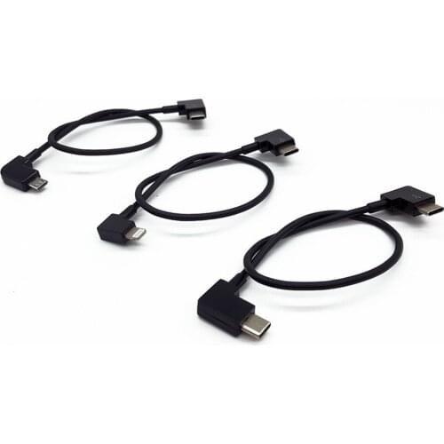 Tablet Extension Bracket Holder + 30CM Data Cable Line for DJI Mavic Air 2 Drone Remote Controller Accessories