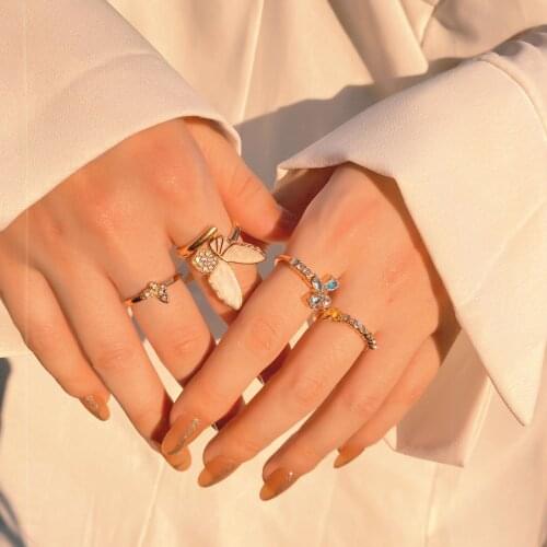 Umka Rings With Crystals
